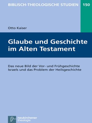 cover image of Glaube und Geschichte im Alten Testament